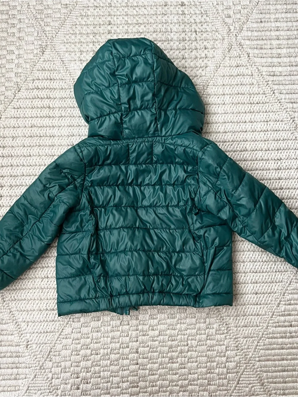 Primary Kids Lightweight Puffer Coat in Spruce